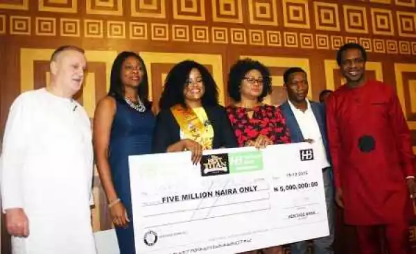 Pretty Woman Wins N5m After Turning Trash to Furniture in Heritage Bank